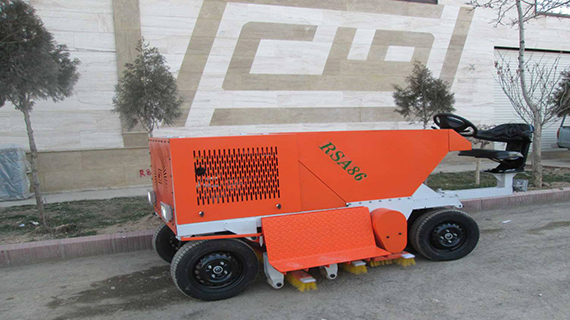 Artificial grass preparation machine